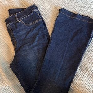 SPANX Pull on Flare Blue Women's Jeans